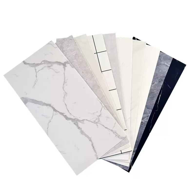 Kit 20 Placas Mármore Vinílico Adesivo 60x30 Parede Decoração Lavável — imagem 2 de 2