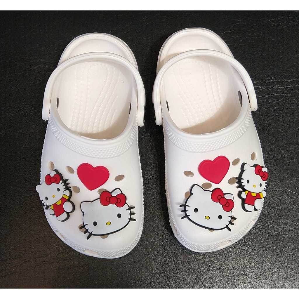 Babuche  pingentes personagens HELLO KITTY ou todo liso bebê e infantil ENVIO IMEDIATO sapato dia a dia. em Oferta na Shopee