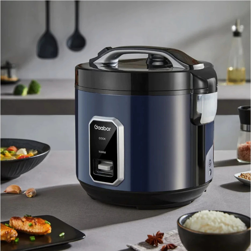 Panela de Arroz Elétrica Gaabor PPAE01: Lançamento! Cozinhe 6 xícaras (2,2L) com máxima praticidade e rapidez.