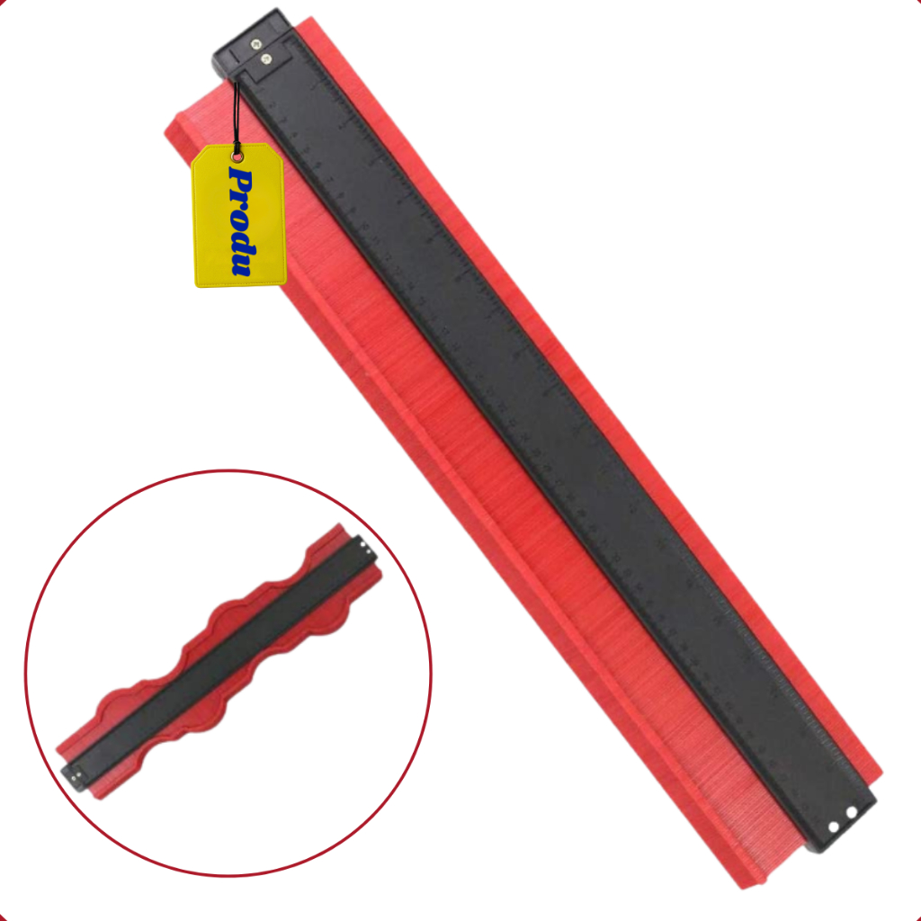 Gabarito Contornos Copiador Guia Perfis Kit Modelador Medidor Ferramenta 50cm Produ