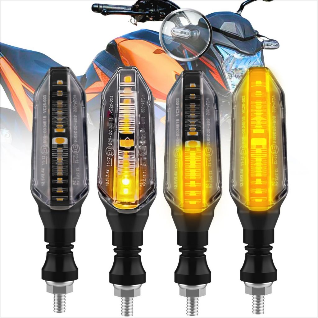 Kit 2 ou 4 Pisca Seta Sequencial Led Cbx 250 Twister Honda Cb Xre 300 Titan Fan Nxr Bros Cbx 125 150 160 Yamaha Parafuso
