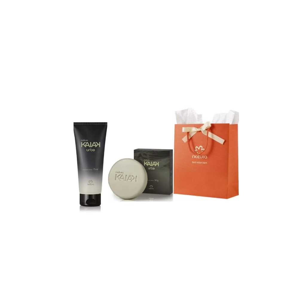 Presente Kaiak Urbe Shampoo Detox 75ml+ Sabonete em Barra 90g