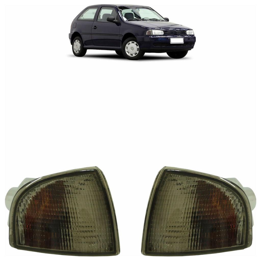 Par Pisca Seta Dianteira Gol Bola G2 1995 1996 1997 1998 1999 Fumê Lente Estriada Acrilico em Oferta na Shopee