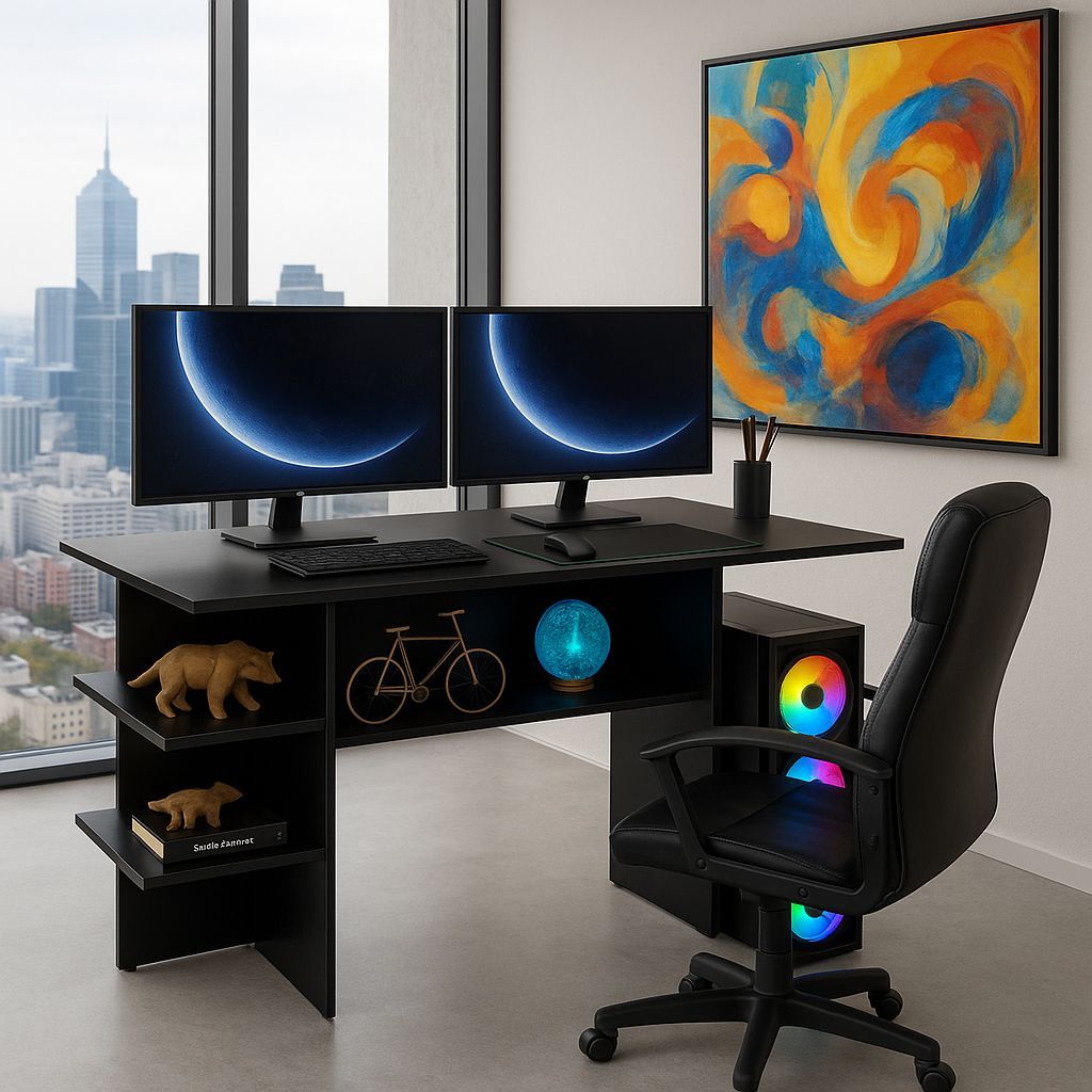 Mesa Gamer Escrivaninha Multiuso – Para Computador, Estudo e Trabalho