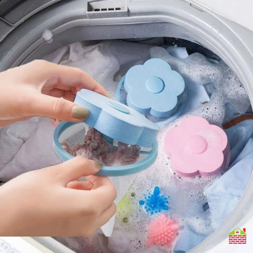 Coletor de Pelos Papa Fiapos Kit  Para Maquina de Lavar Flutuante Reutilizável Tira Pelos Filtro De Maquina De Lavar