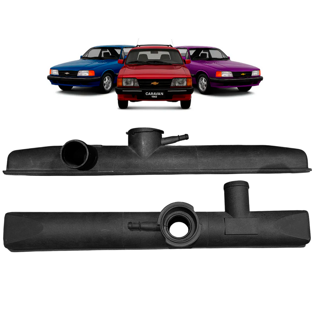 Caixa Radiador Gm Chevrolet Opala, Chevette 417mmx55mm