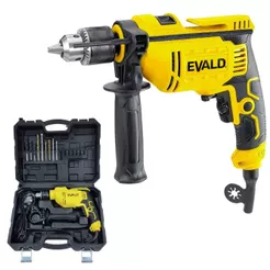 Furadeira de Impacto 1/2 POL 13 mm 850W Profissional com Maleta e Kit de Brocas EFI-850M EVALD