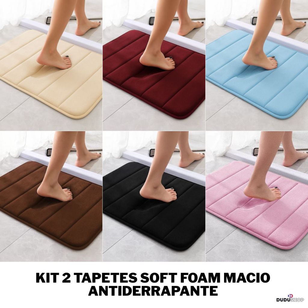 Tapete de Banheiro Antiderrapante Soft Fofo Macio Tapetes para Sala Quarto Banheiro Duhome em Oferta na Shopee