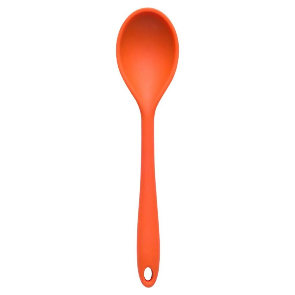 olher de Silicone Duplo 27cm Laranja Resistente ao Calor Antiaderente e Livre de BPA