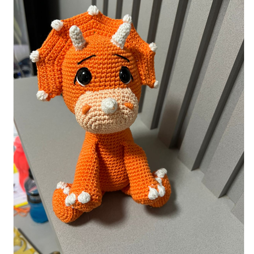 Dinossauro Amigurumi Pelúcia: Onde Comprar | BuscaProdutos