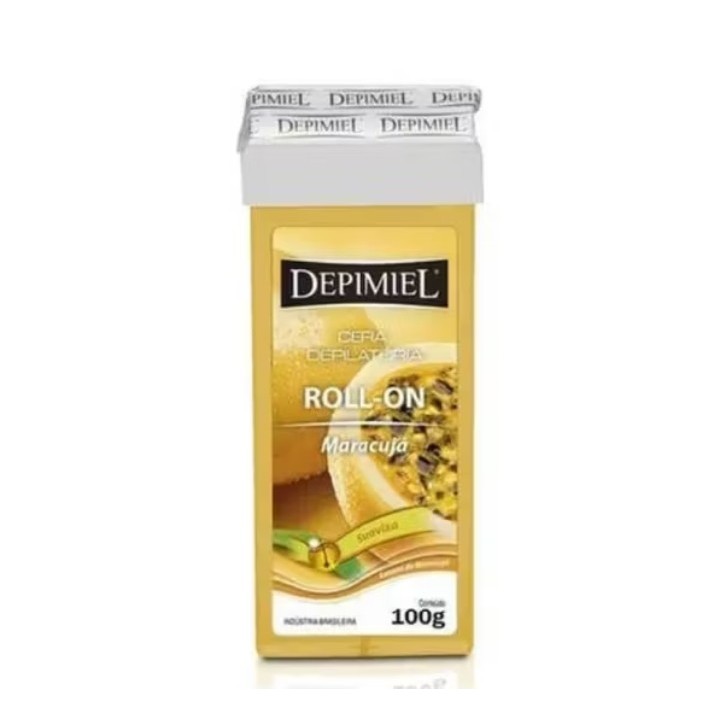 Kit 3 Ceras Roll-on Refil Depilatória Maracuja Depimiel - 100G CADA