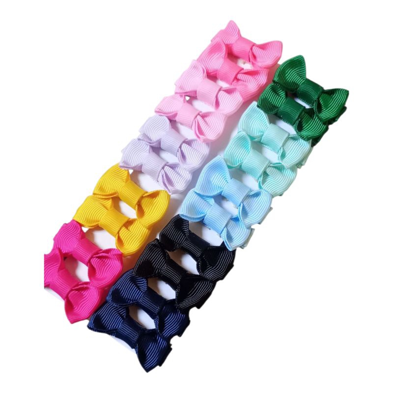 laço para bebês Rn kit/com 20 unidades/ presilha forrada com borrachinha antideslizante