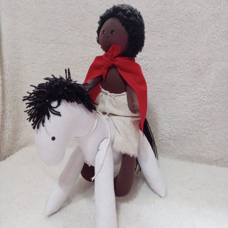Boneco de pano Negrinho do Pastoreio/ Folclore brasileiro