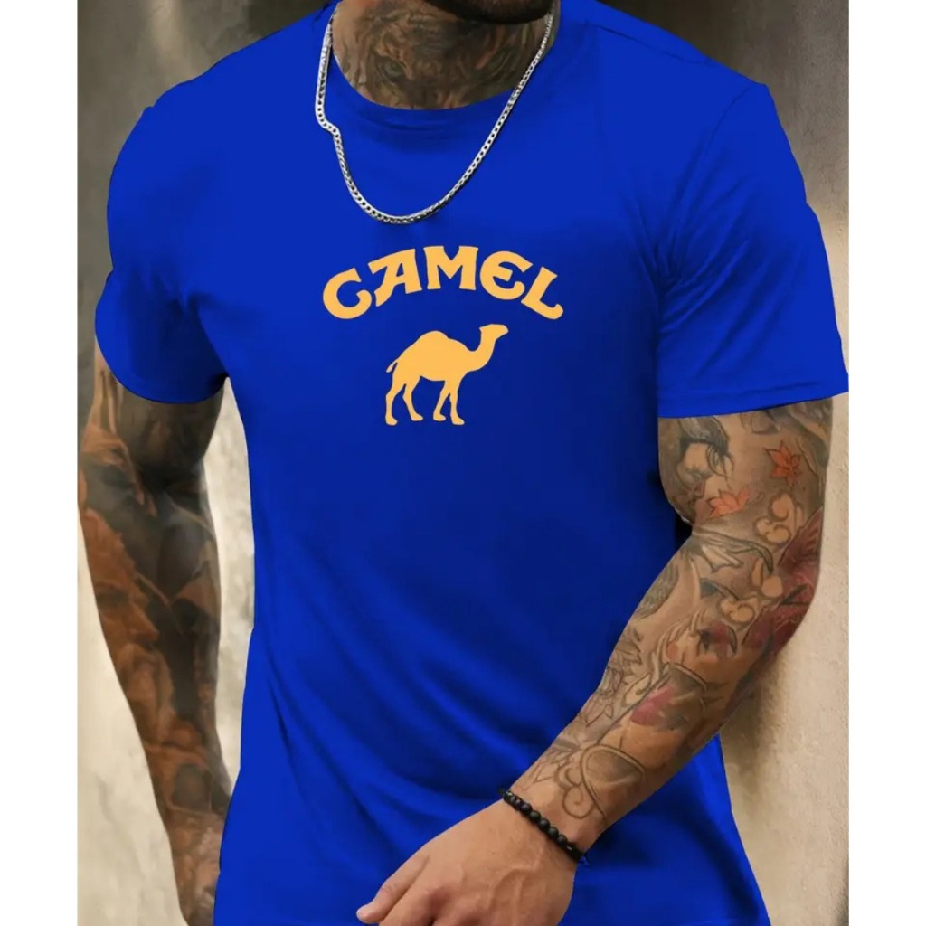 Camisa masculina estampada estilo moderno para todas as ocasiões modelo lançamento 100% Algodao
