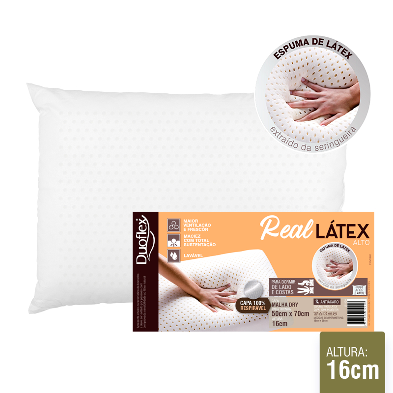 Travesseiro Látex Duoflex Alto: Onde Comprar | BuscaProdutos