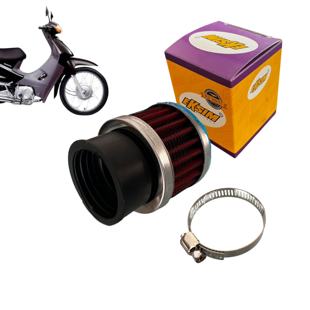 Filtro Ar Completo Especial Esportivo 35mm Eksim Honda Biz 100
