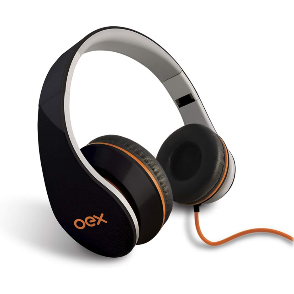 Fone De Ouvido Headphone OEX HP100 C/ Fio Dobrável P2 Áudio Estéreo Para Estudo Viagem Música em Oferta na Shopee