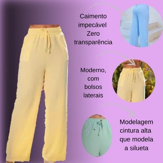 Calça/calça pantalona/calça duna pantalona/