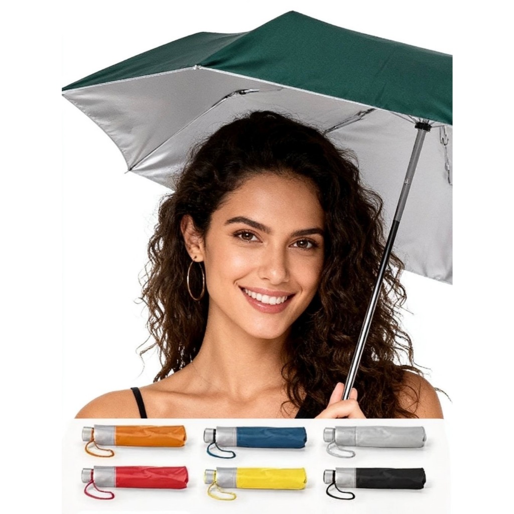 sombrinha Guarda Chuva  Dupla Face raios uv colorida Liso Contra Vento 758C