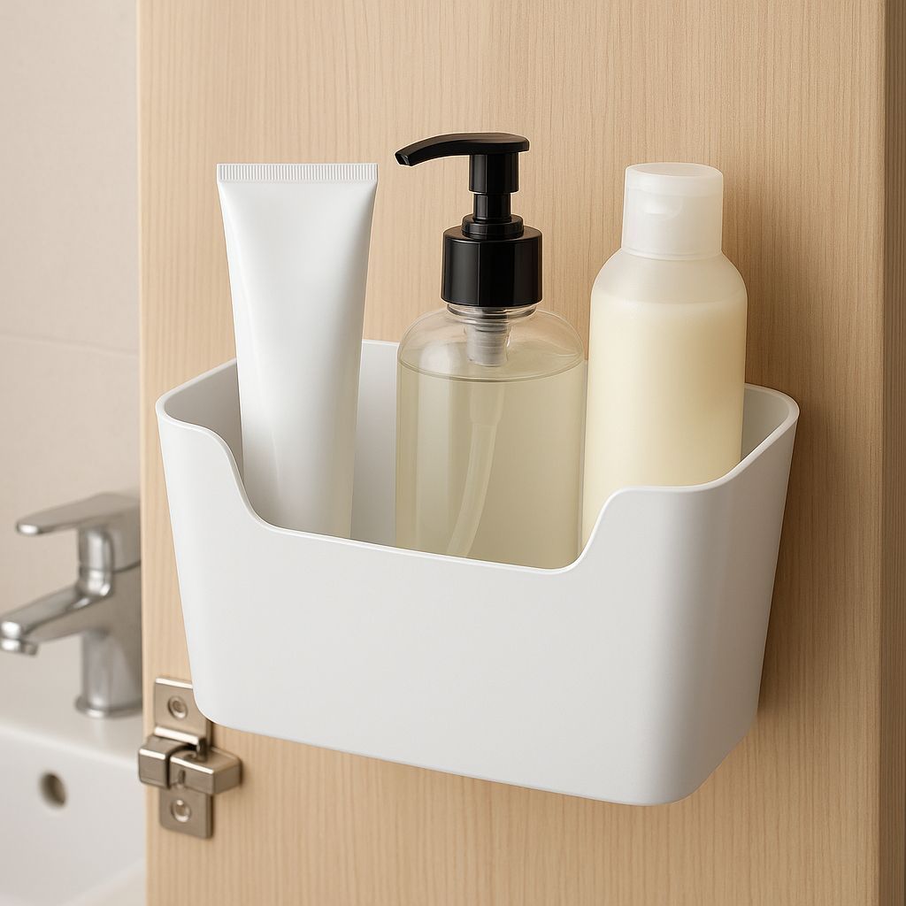 Dispenser Organizador Caixa De Armazenamento De Banheiro E Armários / Parede em Oferta na Shopee