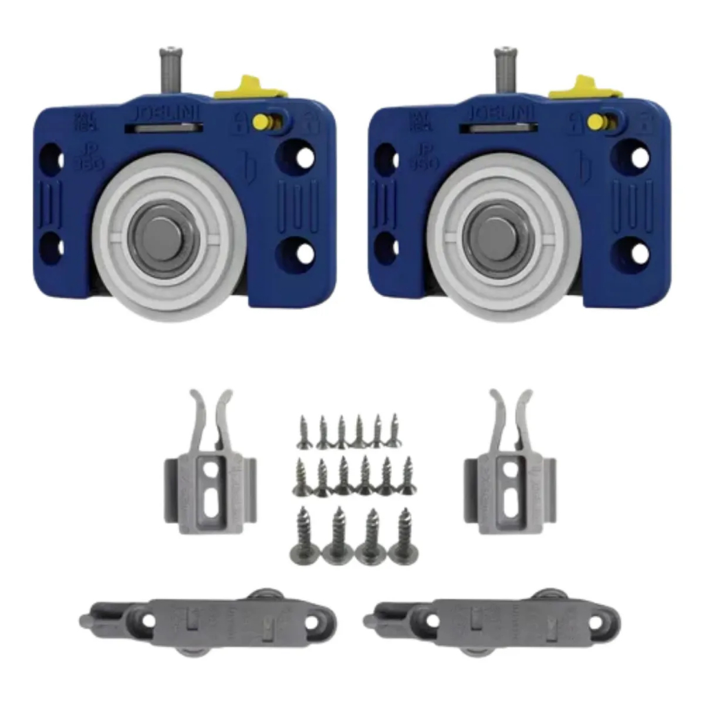 Sistema deslizante JP360 Joelini porta correr sobrepor 60kg amortecimento 1 porta guarda roupa