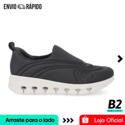 Tênis Usaflex Slip On Elastano Feminino 100% Original Com Nota Fiscal e Garantia