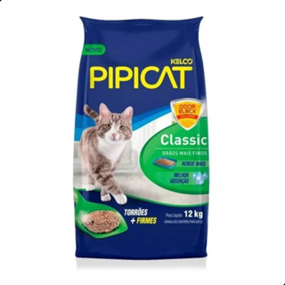 Areia Higiênica Pipicat Classic 12kg em Oferta na Shopee