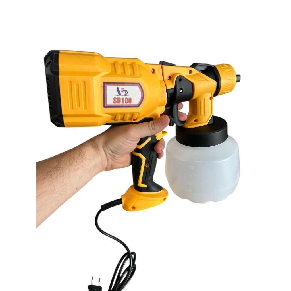 Pistola De Pintura Eletrica Pulverizador Hvlp 550w 1200ml 127w ou 220w