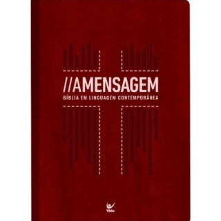 Bíblia A Mensagem - Letra Gigante - Capa Luxo Vermelha em Oferta na Shopee
