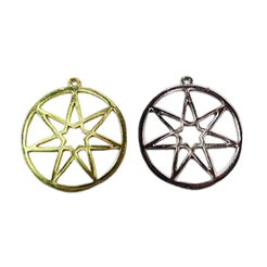 Pingente Heptagrama G - 2 Unidades