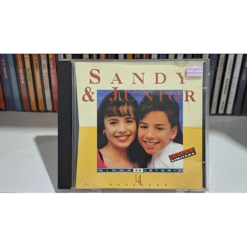 CD SANDY E JÚNIOR  - MINHA HISTÓRIA  - 14 SUCESSOS - COLETÂNEA