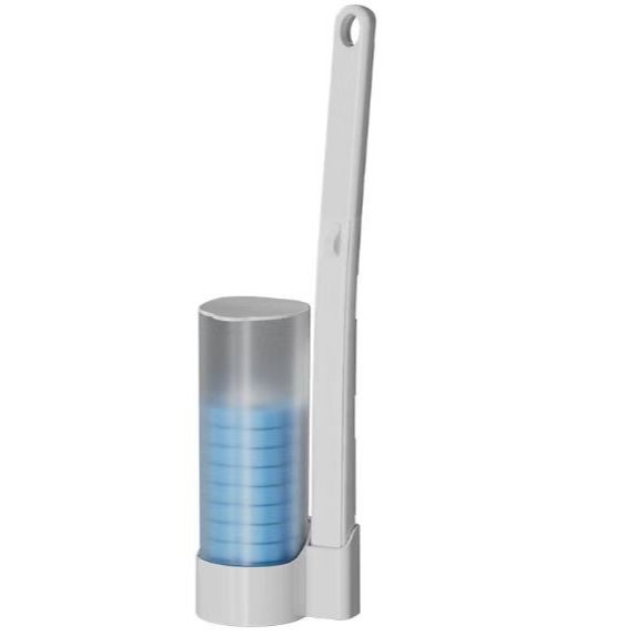 Escova sanitária descartável com plugue substituível; instalação simples e prática. em Oferta na Shopee