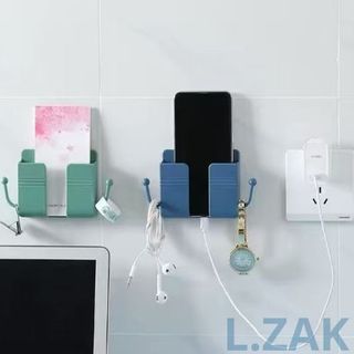 KIT 2 , 5 Caixa de Armazenamento Multifuncional de Parede com Ganchos
