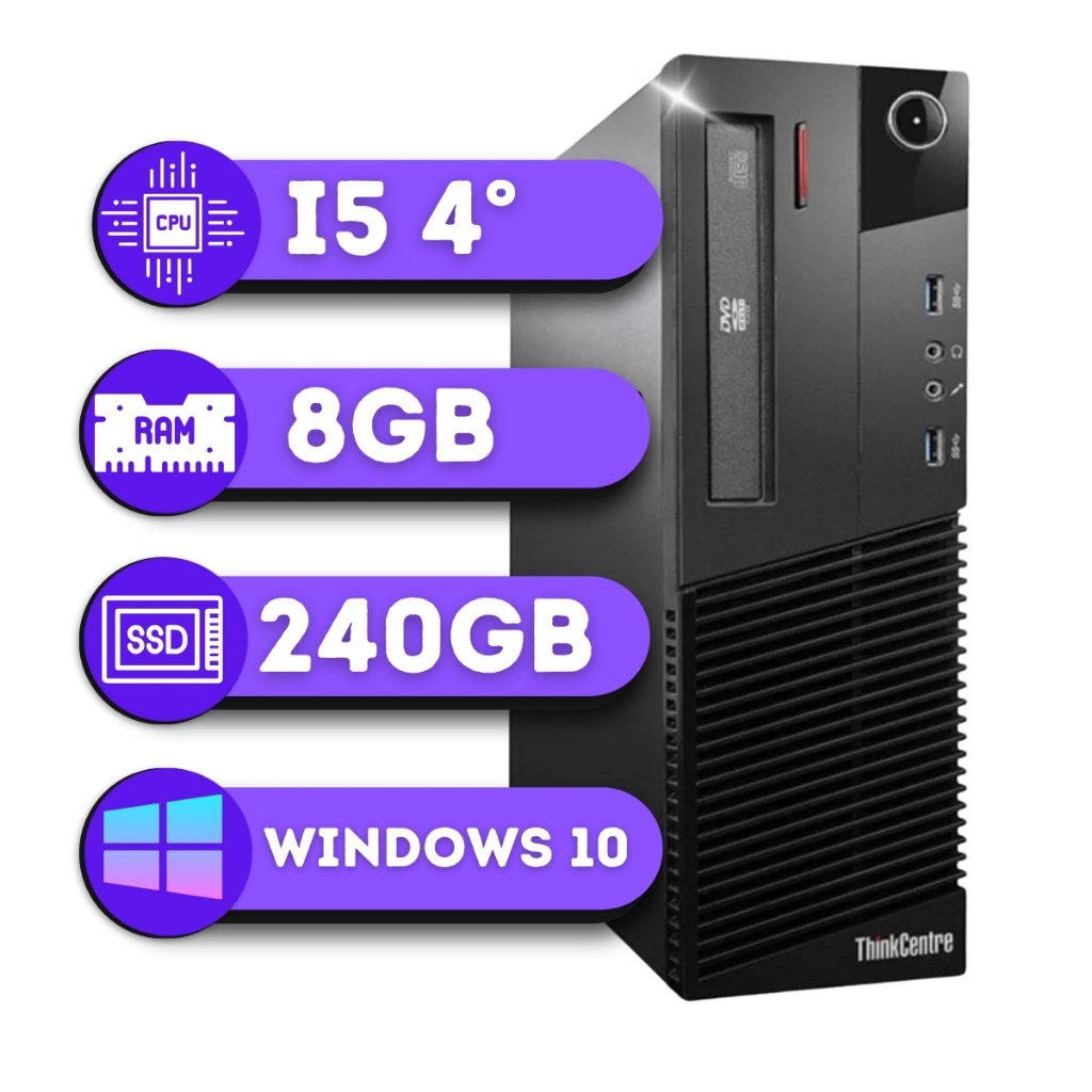 Computador Lenovo I5 com SSD de 240GB
