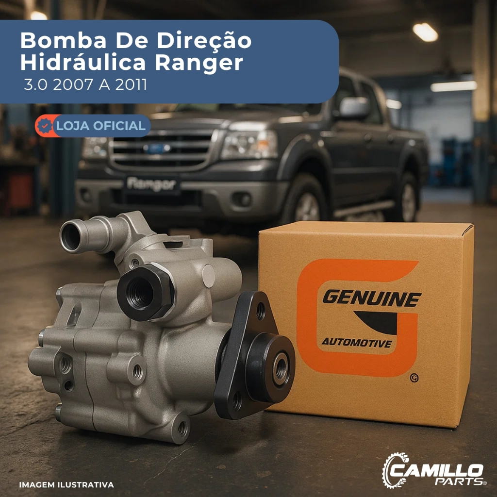 Bomba Hidráulica Direção Ford Ranger 3.0 TDI Troller 3.0 2005 A 2013