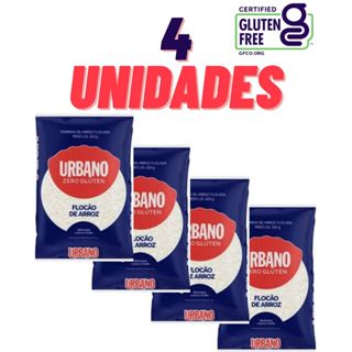 URBANO FLOCAO DE ARROZ SEM GLÚTEN 500G em Oferta na Shopee