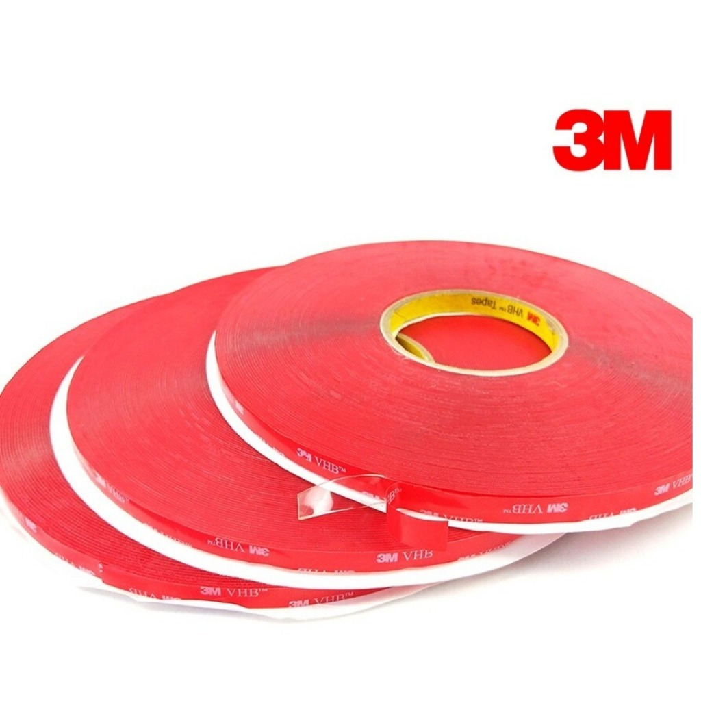 Fita Adesiva Dupla Face 3M Original Rolo c/ 33m | Fita Alemã Azul 30m | Fita Nacional Verde 20m