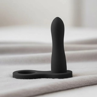 Anel Companheiro Reto Dupla Penetração 10,5 x 3cm Preto 12826 em Oferta na Shopee