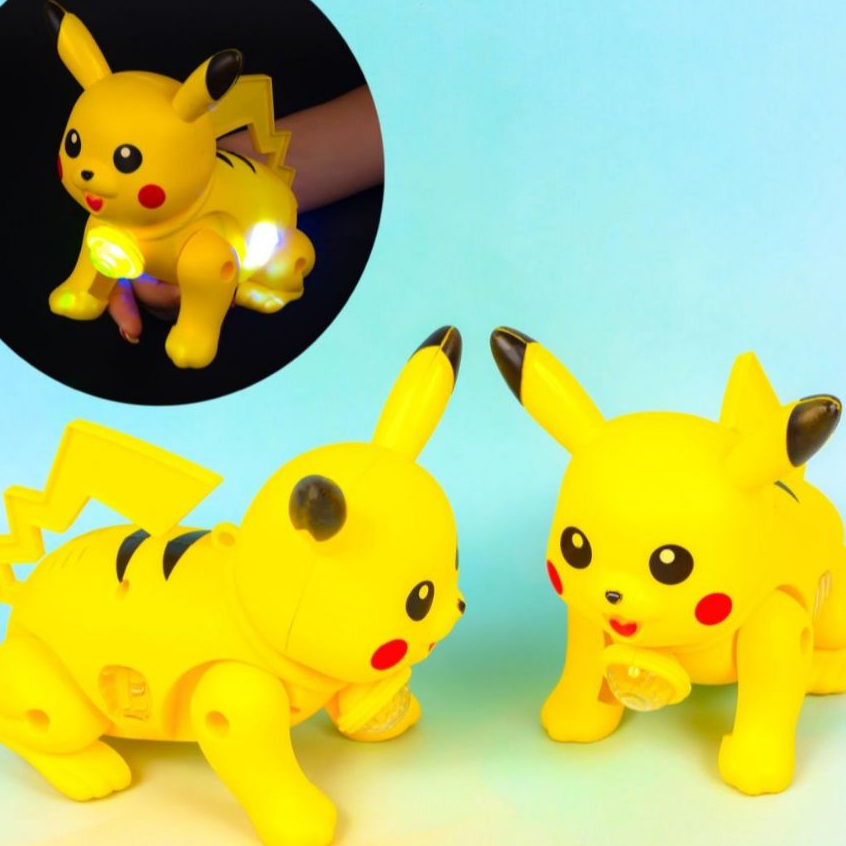 Brinquedo Pikachu que Anda, Mexe e Encanta – Interativo, Divertido e Fofo em Oferta na Shopee