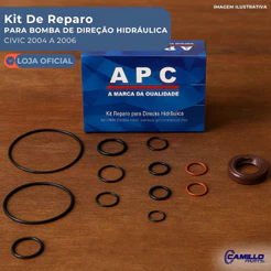 Kit Reparo Bomba Direção APC Honda Civic CR-V Accord Legacy