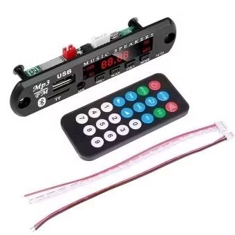 Dc 9v 12v bluetooth 5.0 mp3 wma wav ape flac placa decodificadora áudio do carro usb tf rádio fm módulo aux mp3 bluet