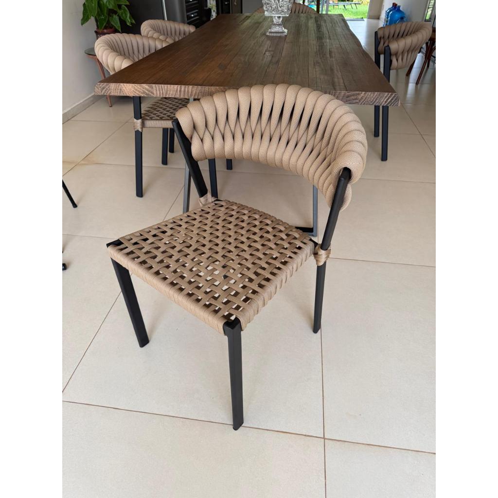 KIT  '' 2 UND ''  CADEIRA PREMIUM S/B ALUMINIO E TRICO NAUTICO