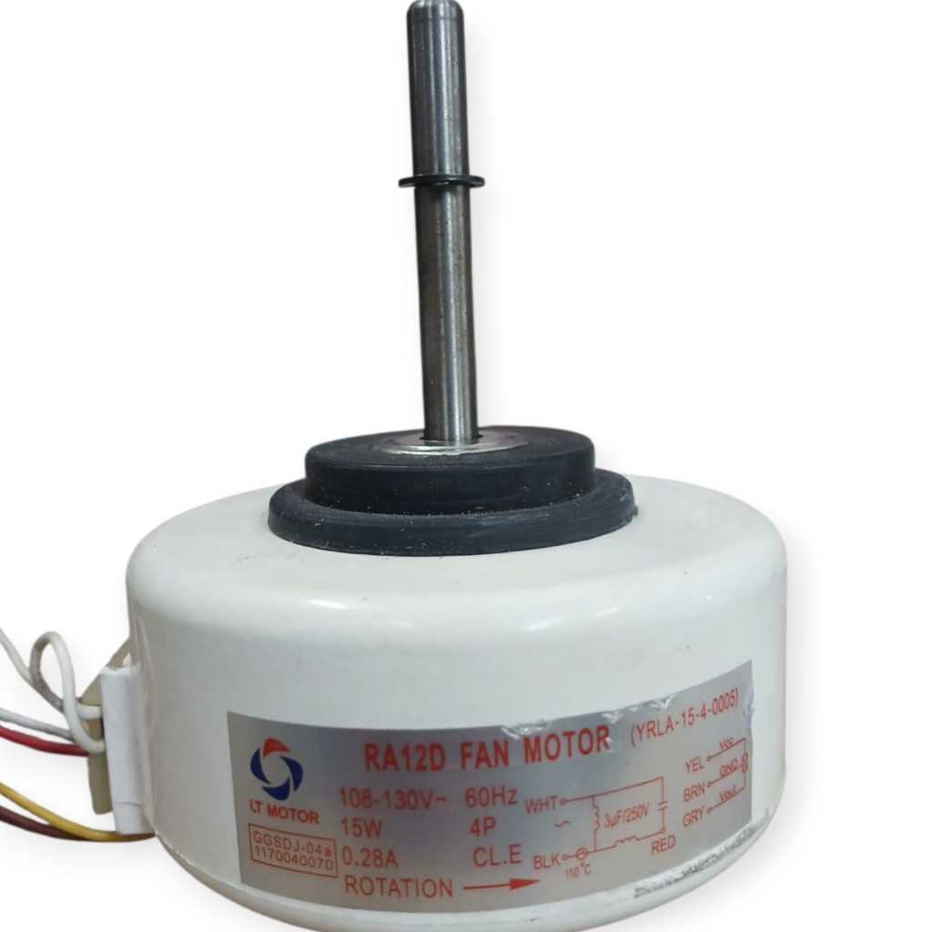 Motor Ventilador da Evaporadora Elgin 7000-9000 YRLA15-4-0005 (15W) SQFIC7000 ORIGINAL