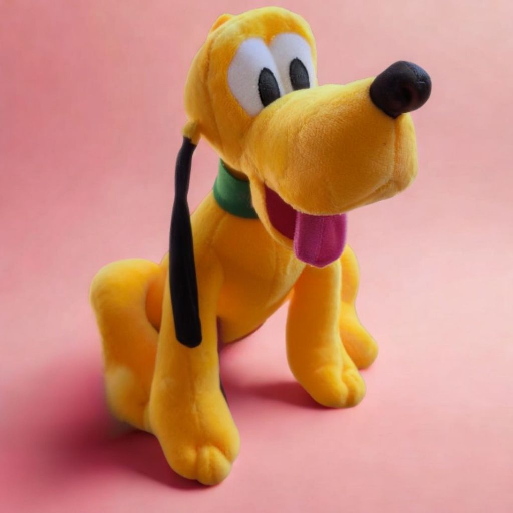 Pluto de Pelúcia 18cm - Turma Mickey Mouse - Entrega Rápida - Cachorrinhos - Material Hipoalergênico