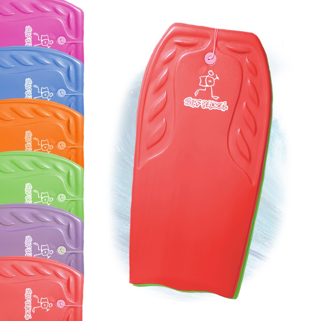 Prancha Surf Bodyboard Grande Praia Piscina C Leash 100x53cm em Oferta na Shopee