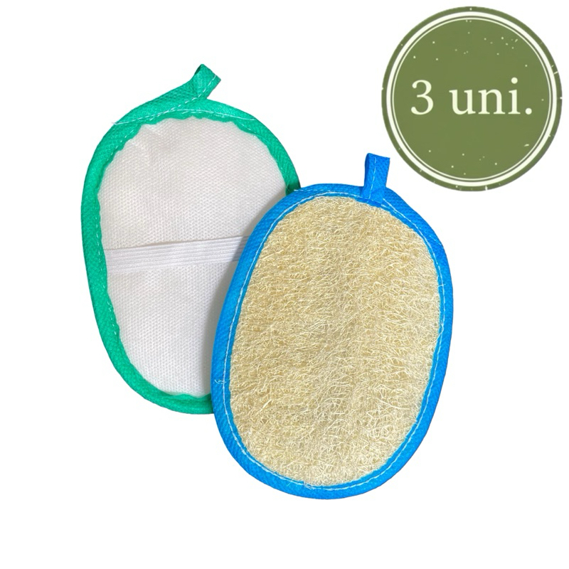 Bucha Vegetal oval 3 unidades