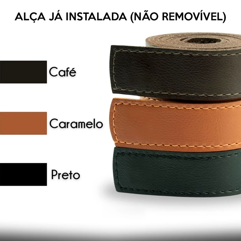 Espelho Redondo Decorativo 60cm com Alça para Parede — foto 3