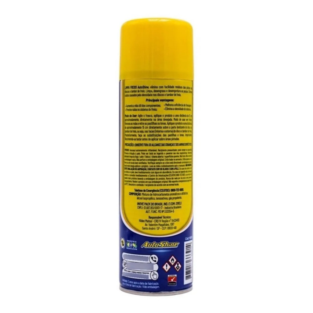 Limpa Freios Autoshine 300ml Aerossol