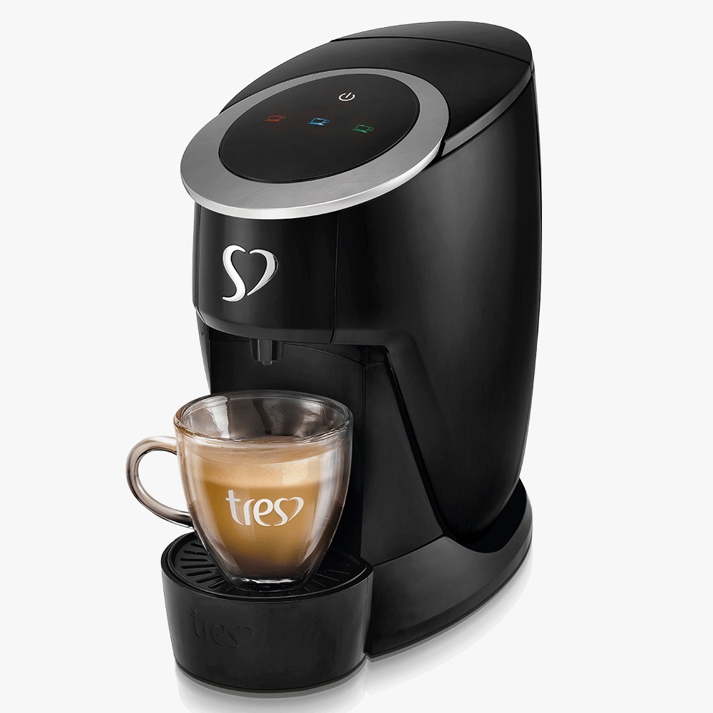 Imagem Cafeteira Espresso Touch Preta Automática - TRES 3 Corações 220V