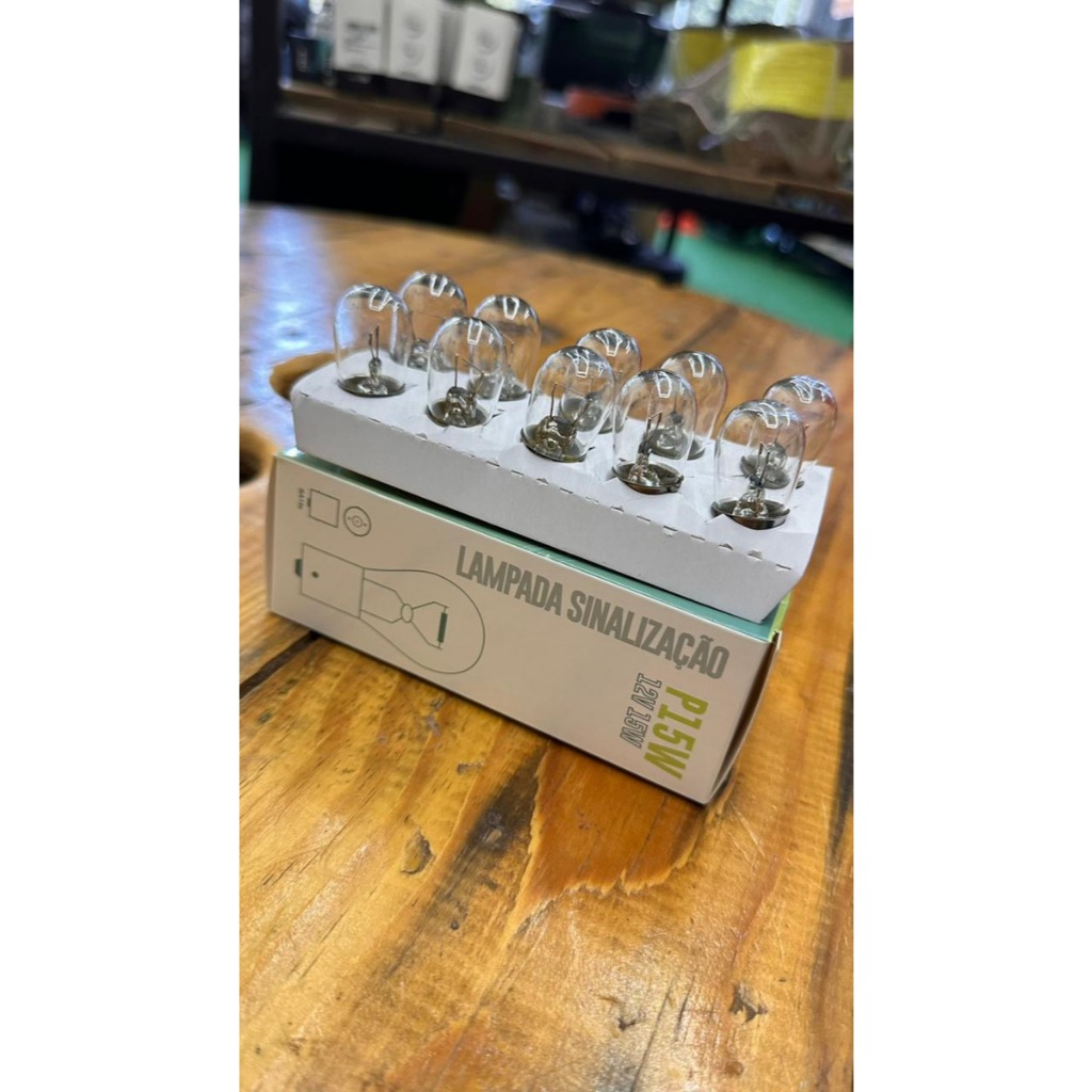 Kit 10 Lampadas Comum 12v 1 Polo 15w Caixa 10 Unidades Ba15s em Oferta na Shopee